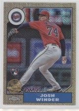 2022 Update 1987 Topps Chrome Silver Pack Series Mojo Josh Winder #T87C-48 0qr0