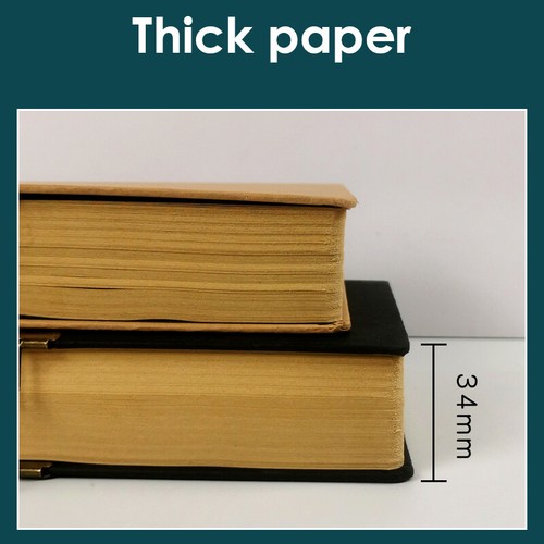 Hard Cover Vintage Lock 384 Pages Journal A5 Notebook Blank Paper Writing Diary - Picture 4 of 9