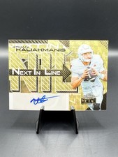 2025 Leaf Metal Football  - Athan Kaliakmanis - NIL Gold Scope RC SN 1/1 