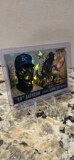 Bo Jackson Custom Made Fan Art Card Refractive/Cracked Ice 