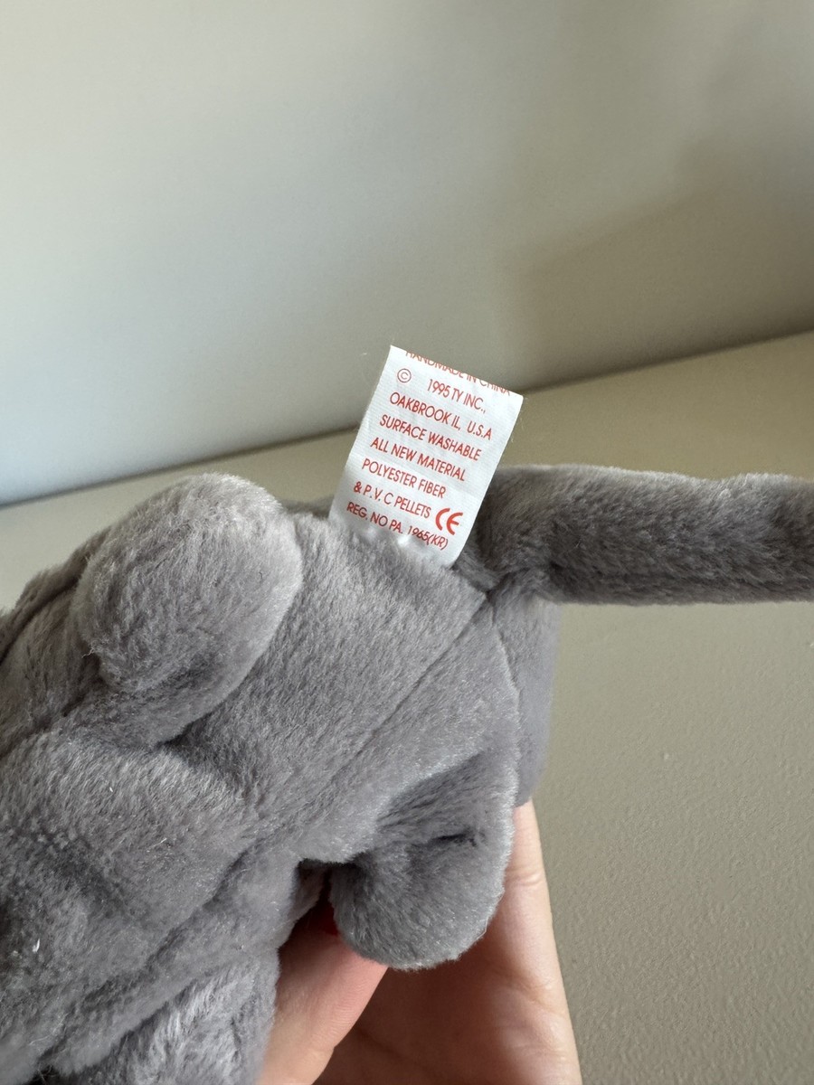 Ty Original Beanie Baby Babies Tank Armadillo 9 Line Shell 4031
