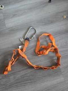 Petzl Vulcan Steel Carabiner 40kN Screw Lock Safety Lanyard Fall Protection Kit