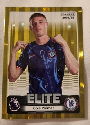 Panini Premier League 2025 Sticker - Cole Palmer Chelsea - ELITE GOLD Parallel 