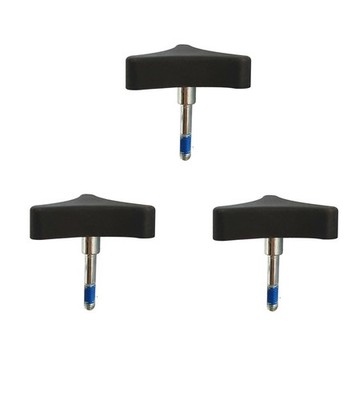 3 Pack 3 Point Rollator Knob Walker Replacement Knobs Universal Part for Walker