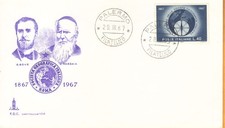 2_ITALY REP. 1967 - Centenario Società Geografica italiana (FDC Capitolium).2+d