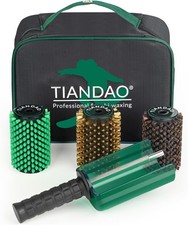 Snowboard Spin Brush Set with Quick-Change Spindle