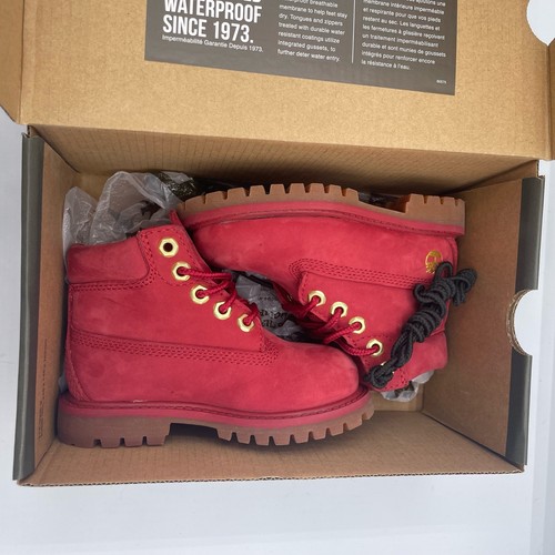 Timberland Premium 6in Waterproof Dark Res Nubuck Boots Toddler 7 - Picture 6 of 6
