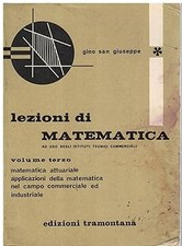 Lezioni di matematica ad uso degli istituti tecnici commerciali - volu