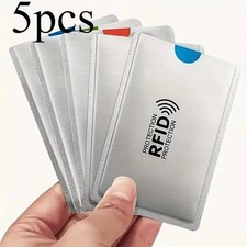 RFID Blocking Card Sleeve-Secure Credit/Debit Card Holder Anti Theft 5/10/20 UK