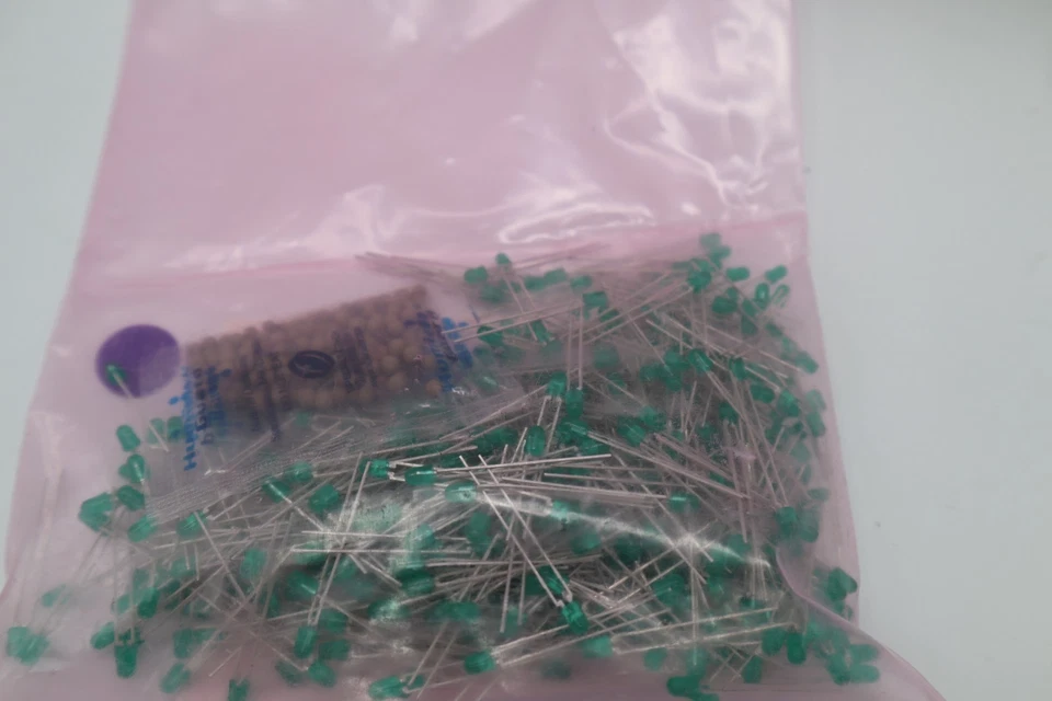 DigiKey 516-1307-ND LED Green Diffused T-1 HLMP-1641 -500 Pcs - Image 2 of 4