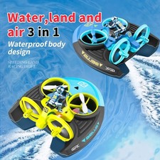 4DRC Mini RC Drone 3-in-1 Sea Land Air 2.4G Headless Mode