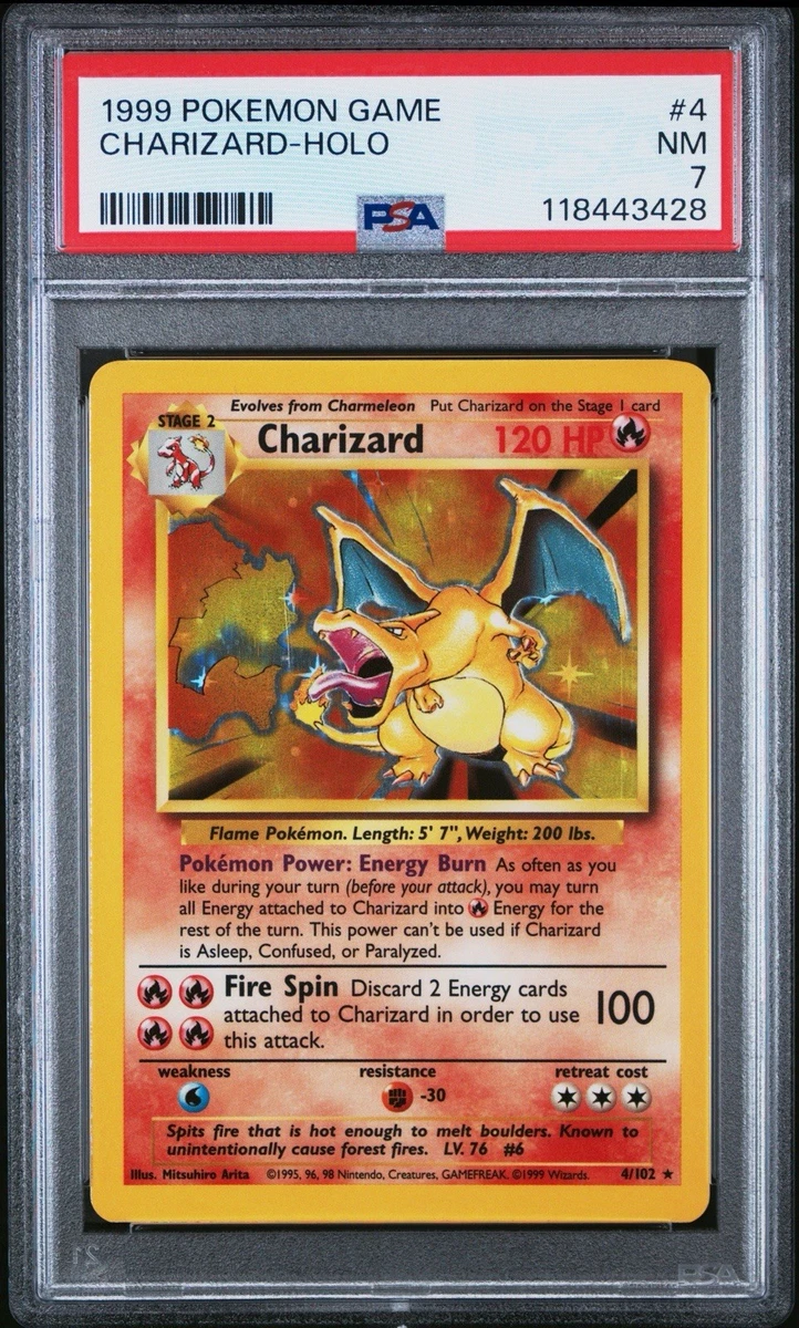 Pokémon TCG Base Set Grade 7 Individual Collectible Card Game
