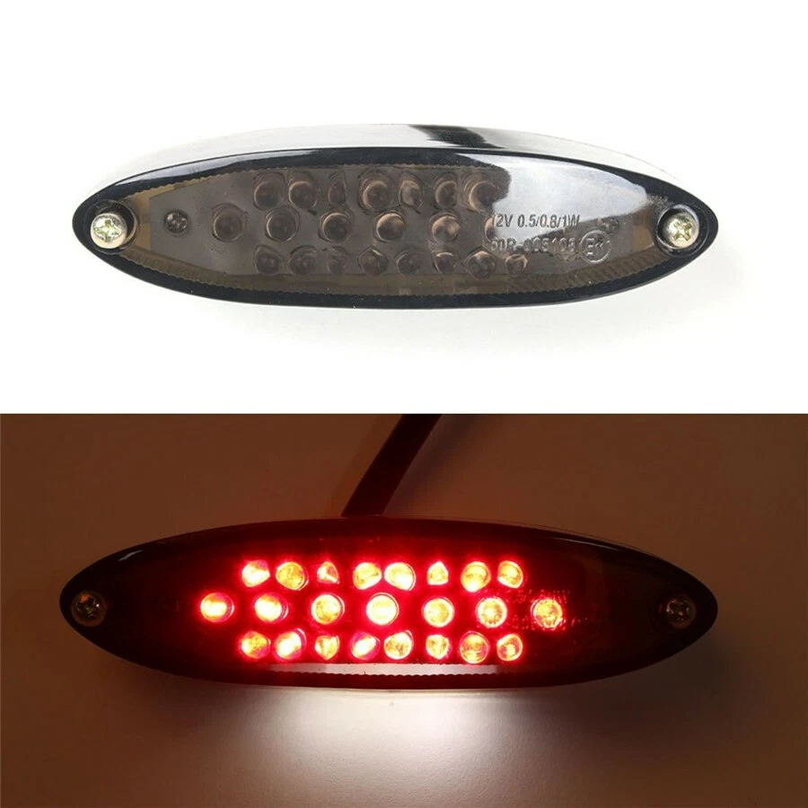 28 luces traseras LED impermeables para parada de freno de motocicleta Foto 3 de 4
