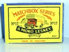 Replica B4 type box for Moko Lesney Matchbox 17a/b Bedford Removals Van