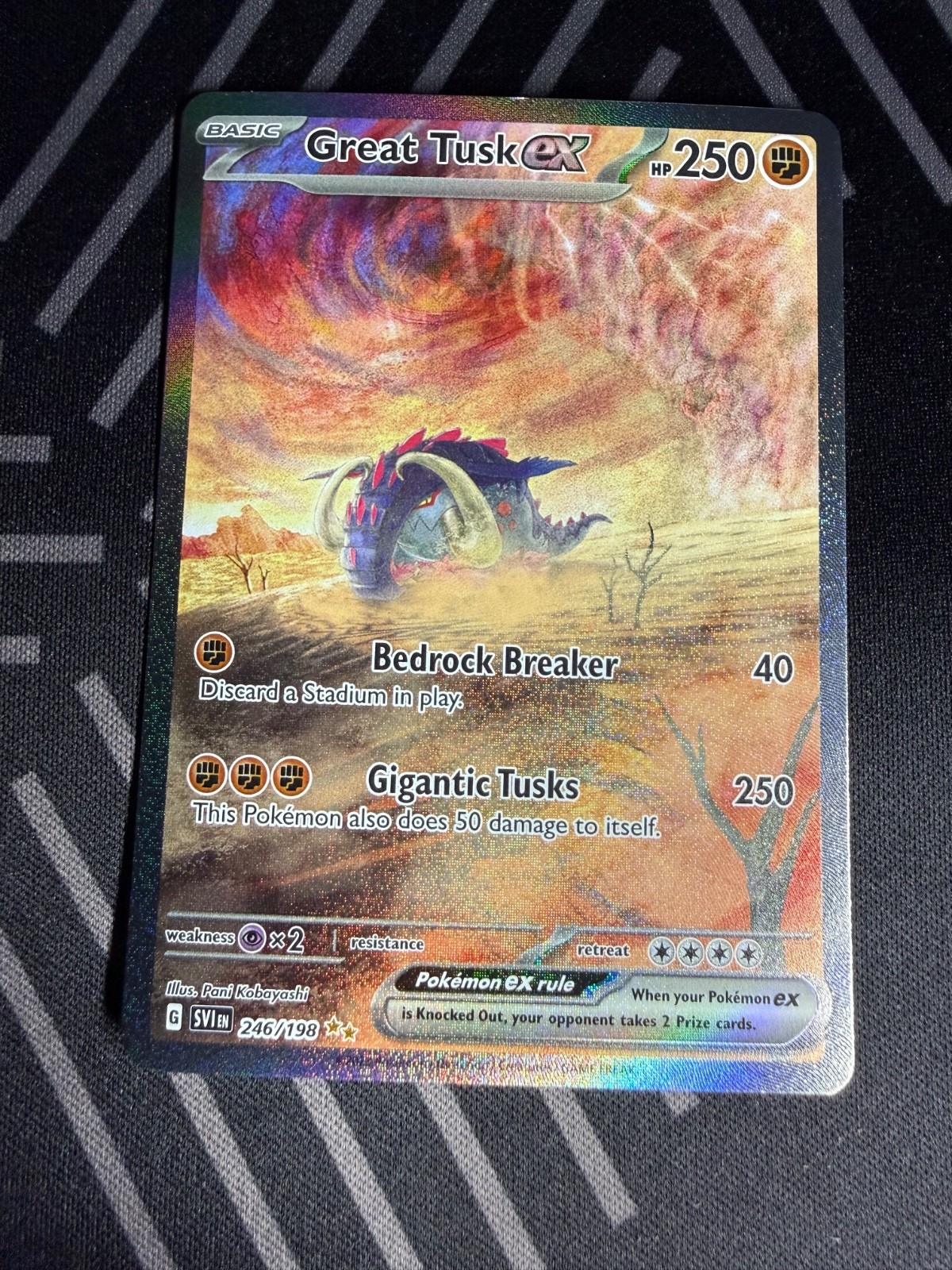 Great Tusk ex 2023 Scarlet & Violet #246/198 Special Illustration Rare Price  Guide - Sports Card Investor