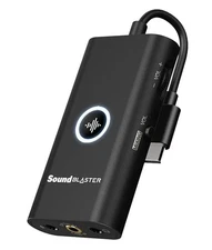 Creative Sound Blaster G3 External USB Sound Card - No Optical Cable