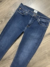 HUDSON Midrise Ankle NATALIE Raw Hem Jeans Sz 28