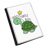VerrüCkte SchildkröTe Jungen Pass-Etui HüLle ÜBerzug Tier Haustier Sohn Kinder