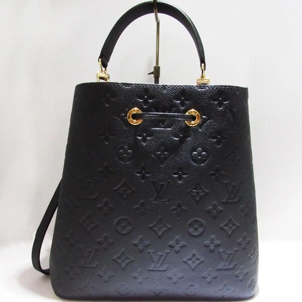 Louis Vuitton Monogram Empreinte Leather Neonoe Noir Gold Hardware  Authentic