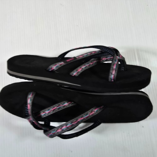 Teva Olowahu Mush Flip Flops Sandals Retro Geometric Multi 6840 Women's Size 9 - Picture 9 of 11