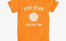 Five Star Basketball  Camp Tee Shirt !!!
