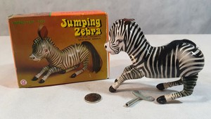 jumping zebra toy