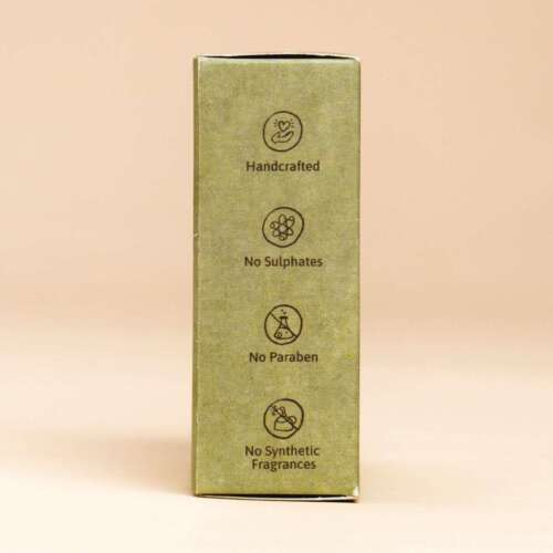 Isha Life Neem Kurkuma Tulsi Teebaum Handarbeit Bio Körperseife 100g - Bild 5 von 5