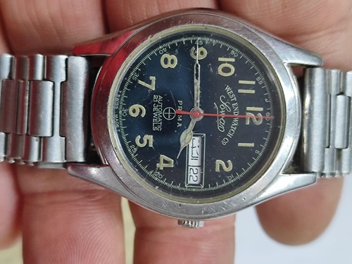 Vintage West End Watch Prima Automatic eta 2846 21J Manual Ref 03.6791 working - Picture 9 of 10