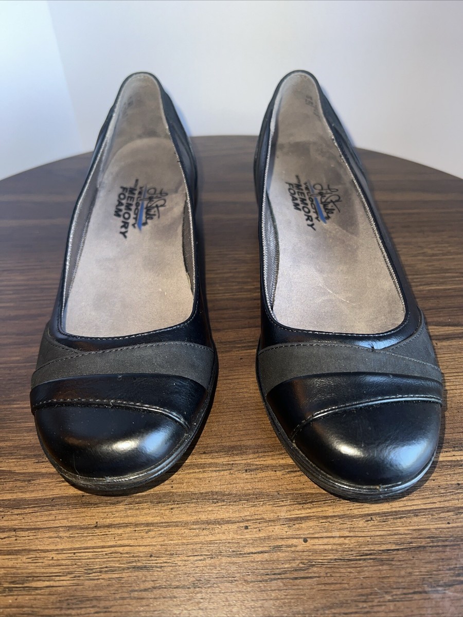 LIFESTRIDE I Loyal Ballet Flats Womens Black Velocity Memory