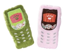 Zanies Rover Ringers  Soft Plush Dog Toys in two colors SQUEAKY TOYS