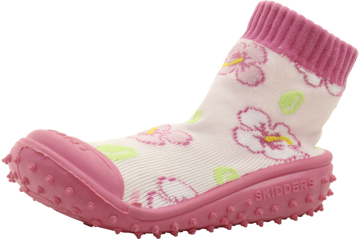 Skidder Footwear Infant Rubber Shoes Baby First Shoes Knit Booties