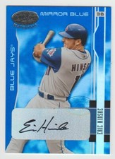2003 Leaf Certified Materials Mirror Blue Signatures /50 Eric Hinske #193 Auto