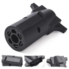 7 Way RV Blade to Flat 4 PIN Trailer Light Adapter Tow Hitch Connector Plug 12V