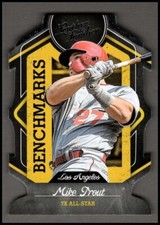2019 Panini Leather and Lumber Benchmarks #3 Mike Trout - NM-MT