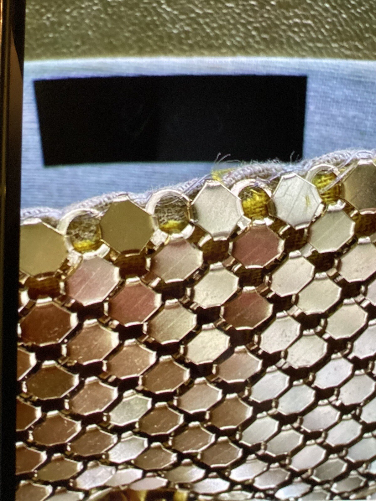 Another y&s Handbag In Gold Mesh ASO Amy Winehouse Very Rare Find!! image 6