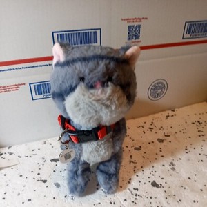 Fortinet PLUSH TOY CAT GABBI RARE INTERNET  ITEM WOW I NEED A  HOME PLEASE meow