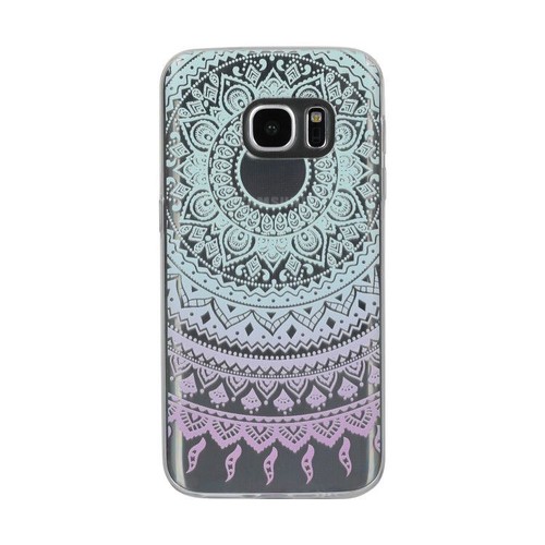 Pour Samsung Galaxy Coque Étui transparent en silicone motif mandala créatif - Photo 6 sur 37