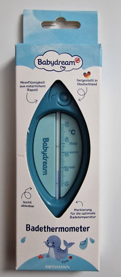 Babydream Badethermometer Fisch blau Kunststoff NEU OVP