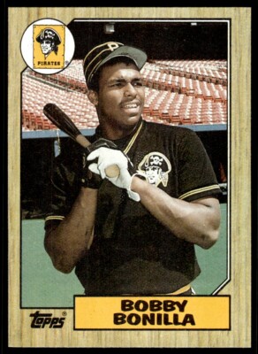 1987　BASEBALL CARD No.276 1987 Topps Baseball Card Bobby Bonilla Rookie Pittsburgh Pirates