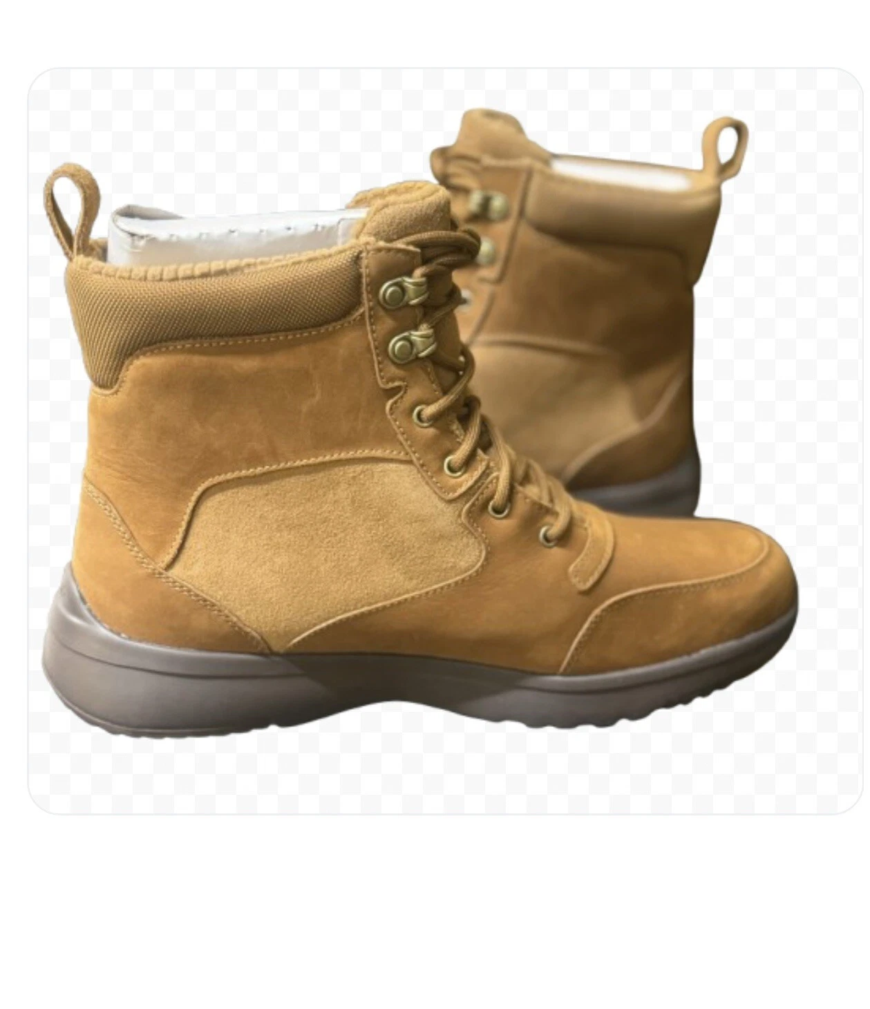 UGG MENS RANDALL SIZE 12 CHESTNUT NIB WATERPROOF