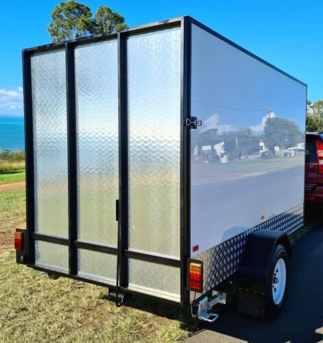 AUSTRALIAN Made 10x5 Enclosed 1500kg ATM Toy Hauler Trailer Duragal Disc Brakes - Picture 6 of 14