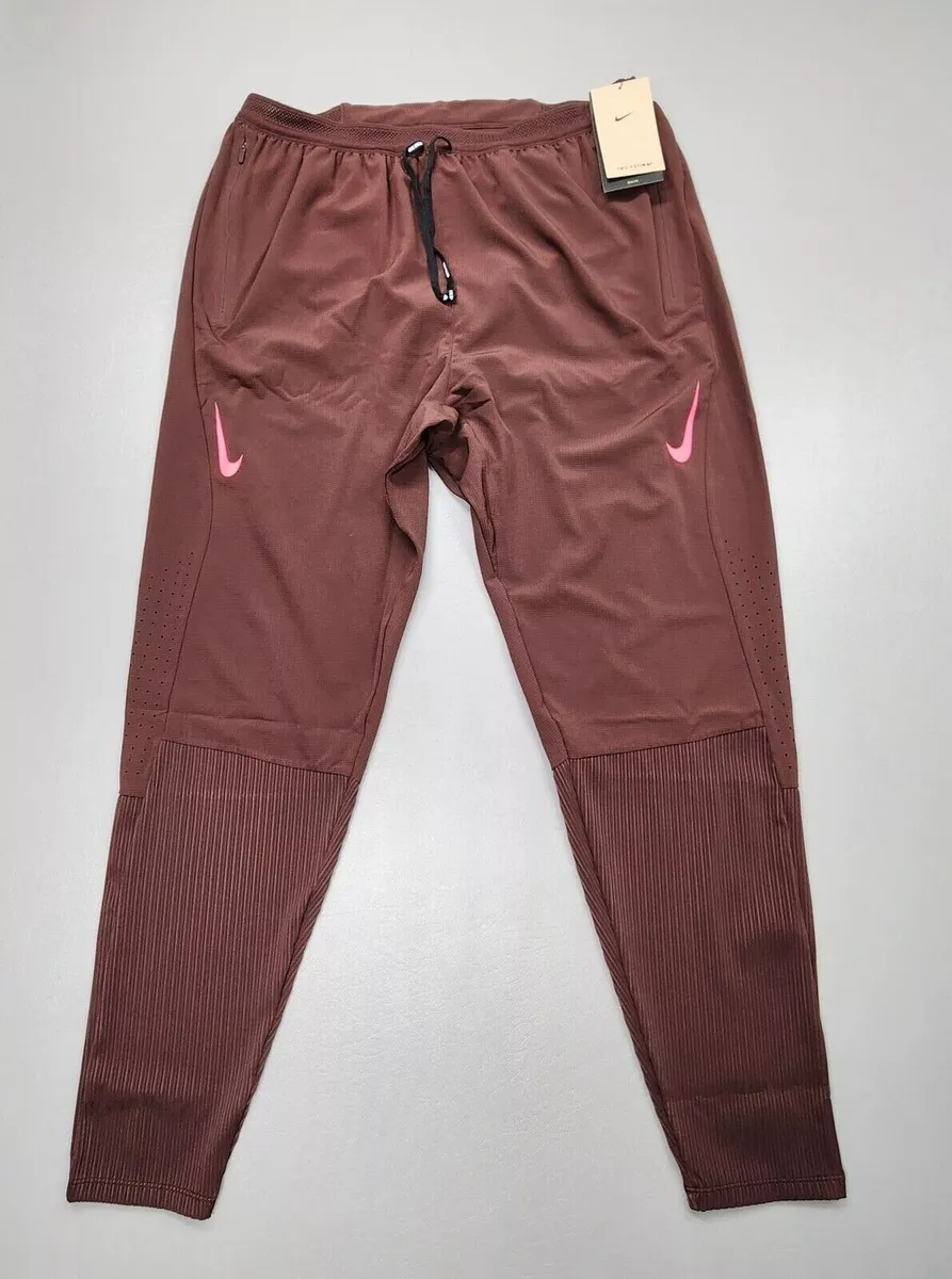 Nike Dri-FIT ADV AeroSwift Running Racing Pants, NWT - Mens L (35-8) Earth,  $125