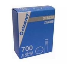 Giant 700c x 28-32c 48mm Schrader Car Valve Road Bike Inner Tube