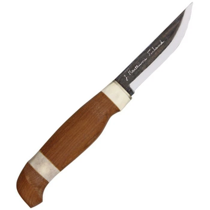 Cuchillo de hoja fija Marttiini Lumberjack 3,87" hoja de acero al carbono abedul reno Foto 2 de 3