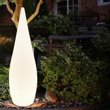 Stehleuchte Außen Gartenlampe Standleuchte Terrassenlampe Erdspitz DxH 24x80 cm