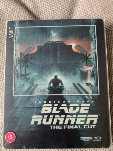 Blade Runner Final Cut Limited Edition Steelbook 4K UHD Film Vault Schraubstock Presse