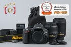 "Shutter count 220" Nikon D5100 16.2 Mp Slr Digital Camera 18-55 55-200 Lenses