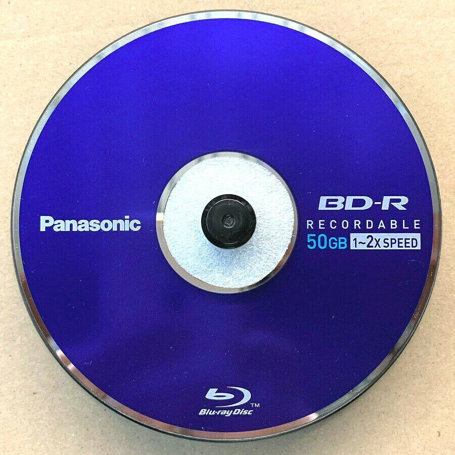 Panasonic BD-R 50GB 1 ~ 2x Blu Ray Recordable Blank Disc | eBay