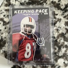2001 Fleer Tradition Keeping The Pace - Rookie - #9 of 15- Reggie Wayne - Colts