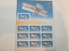 Wright Brothers First Flight  TEN .37 stamp sheet